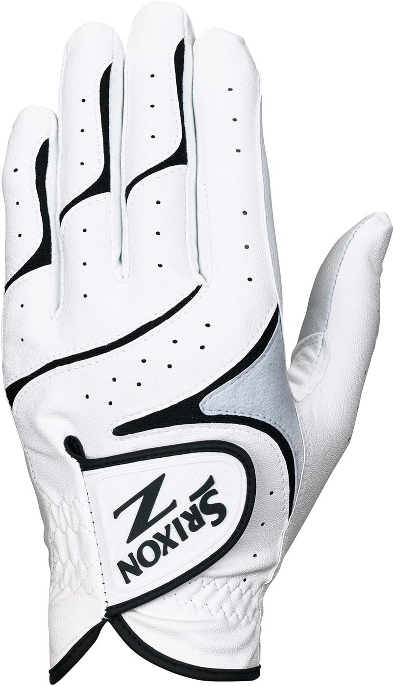 dunlop srixon 高尔夫球手套 ggg-s016 白色/黑色